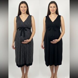 Baby moon reversible sleeveless maternity dress NWT